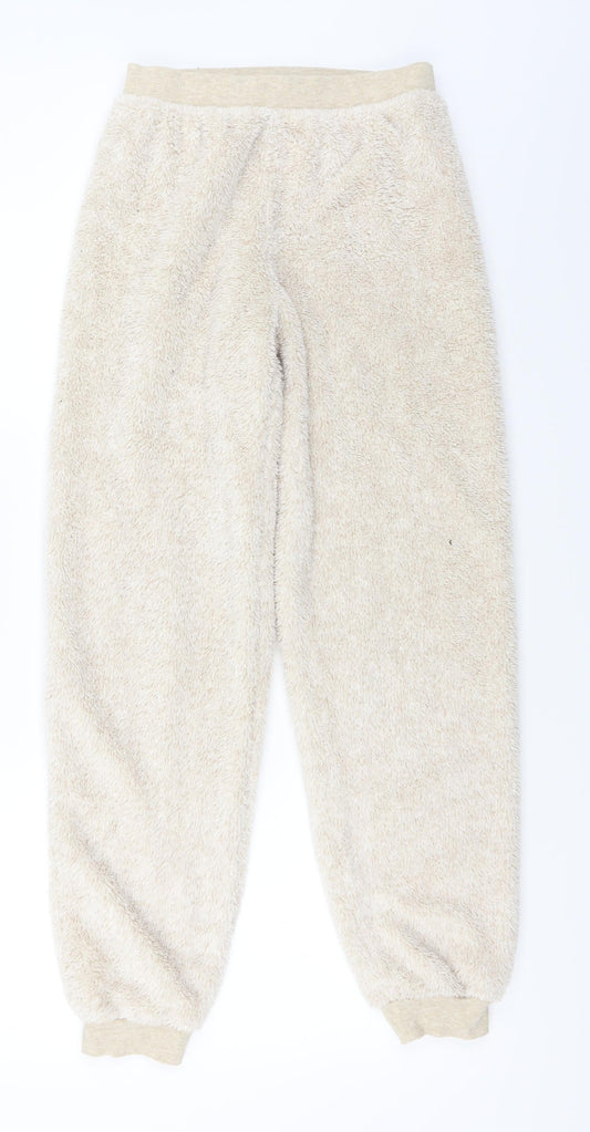 Marks and Spencer  Womens Beige   Sweatpants Trousers Size 8 L25 in