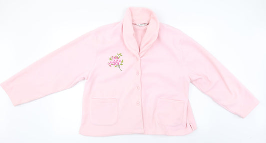 J Frazer  Womens Pink   Cardigan Jumper Size 14