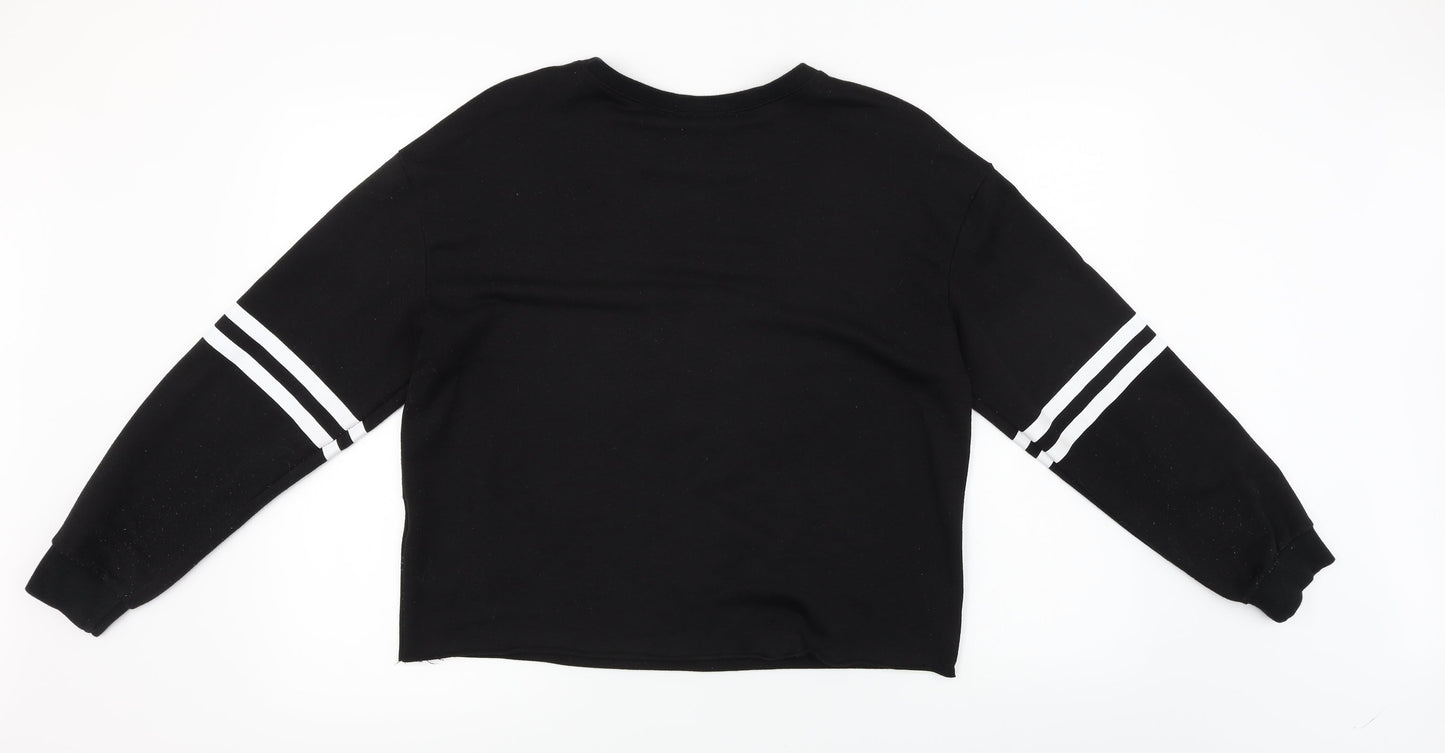 SheIn Womens Black   Pullover Jumper Size M