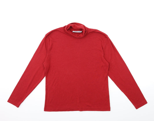 Emerco Womens Red   Basic T-Shirt Size 14