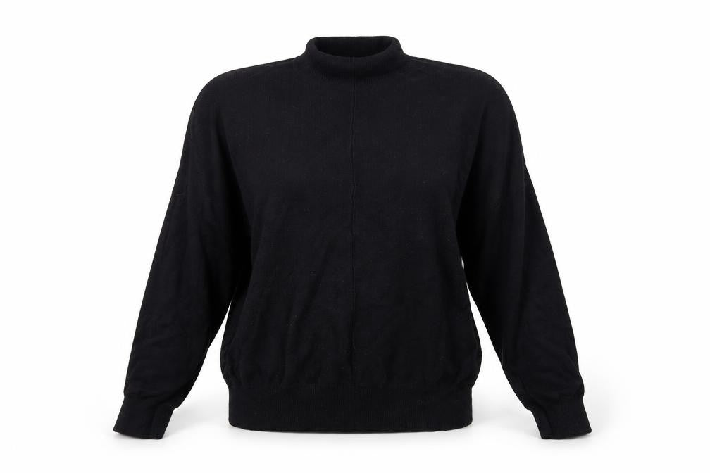 H&M Womens Black  Knit Pullover Jumper Size M