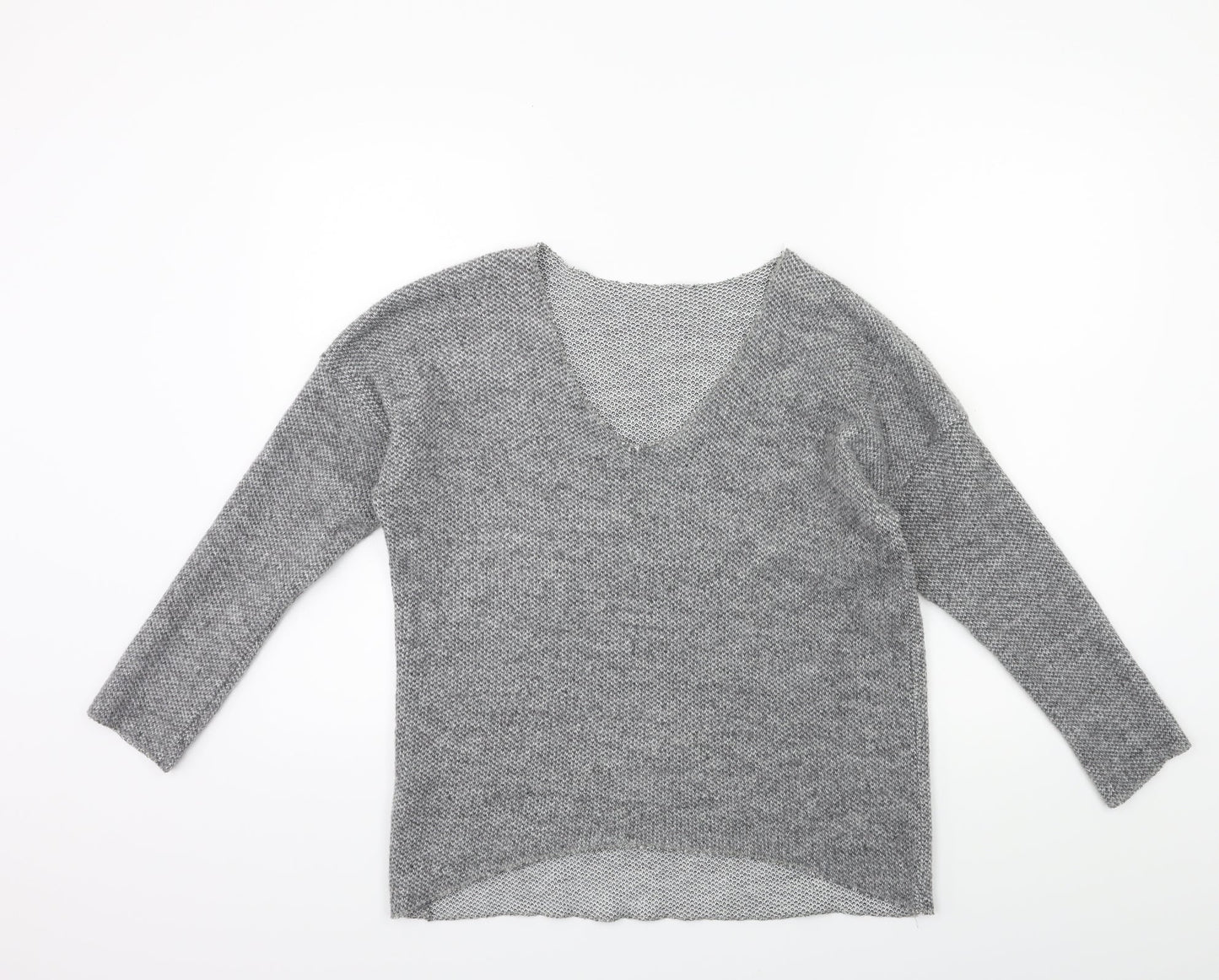 Preworn Womens Grey  Knit Pullover Jumper Size M