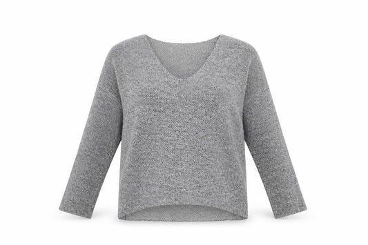 Preworn Womens Grey  Knit Pullover Jumper Size M