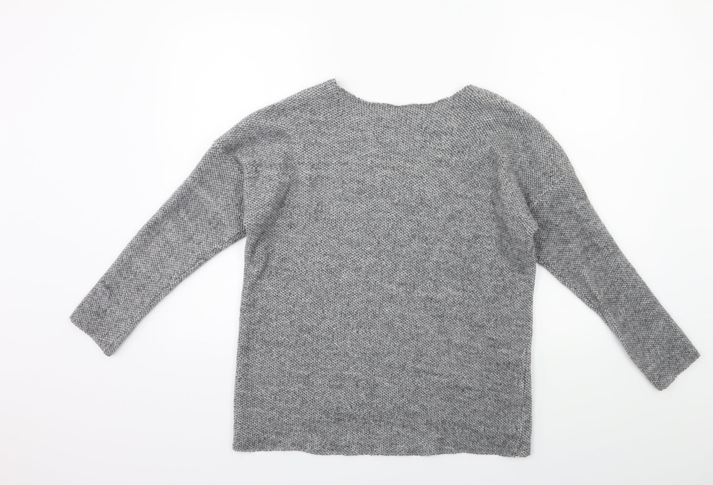 Preworn Womens Grey  Knit Pullover Jumper Size M