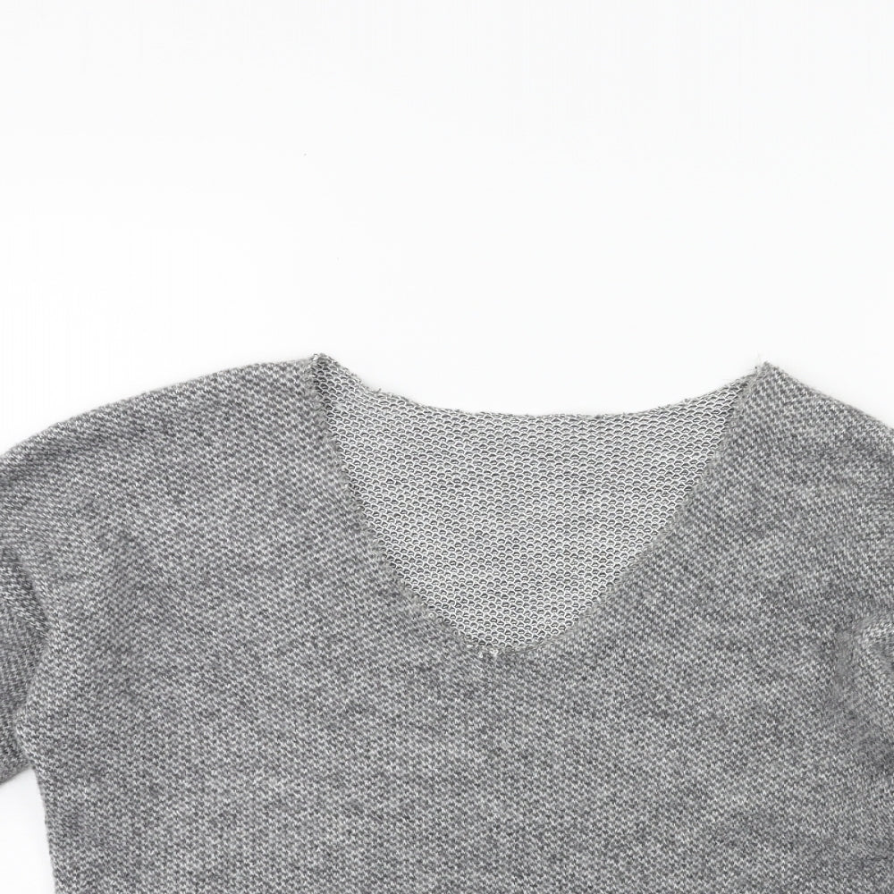 Preworn Womens Grey  Knit Pullover Jumper Size M
