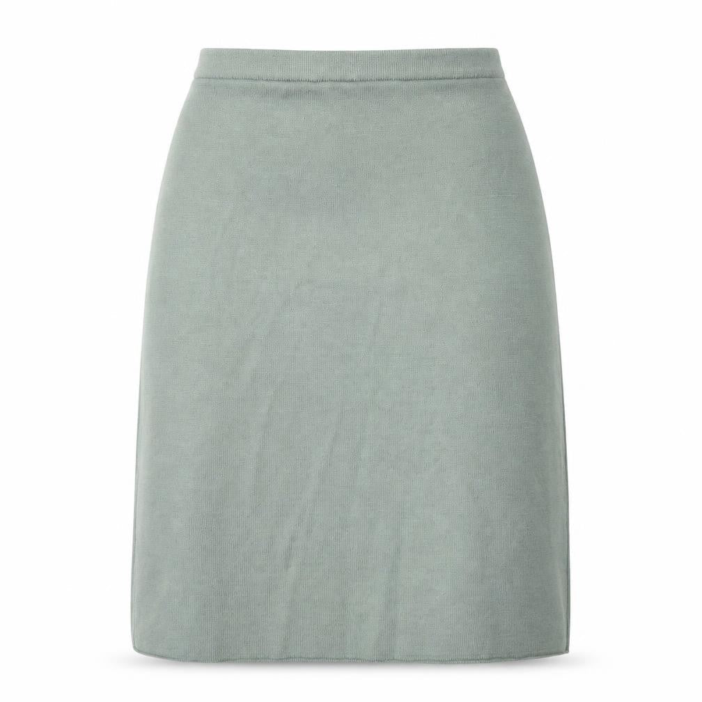 Classics Womens Grey  Knit A-Line Skirt Size 12