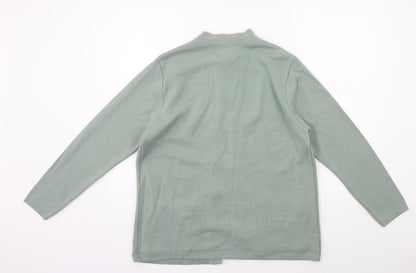Classics Womens Green  Knit Cape Jumper Size 12