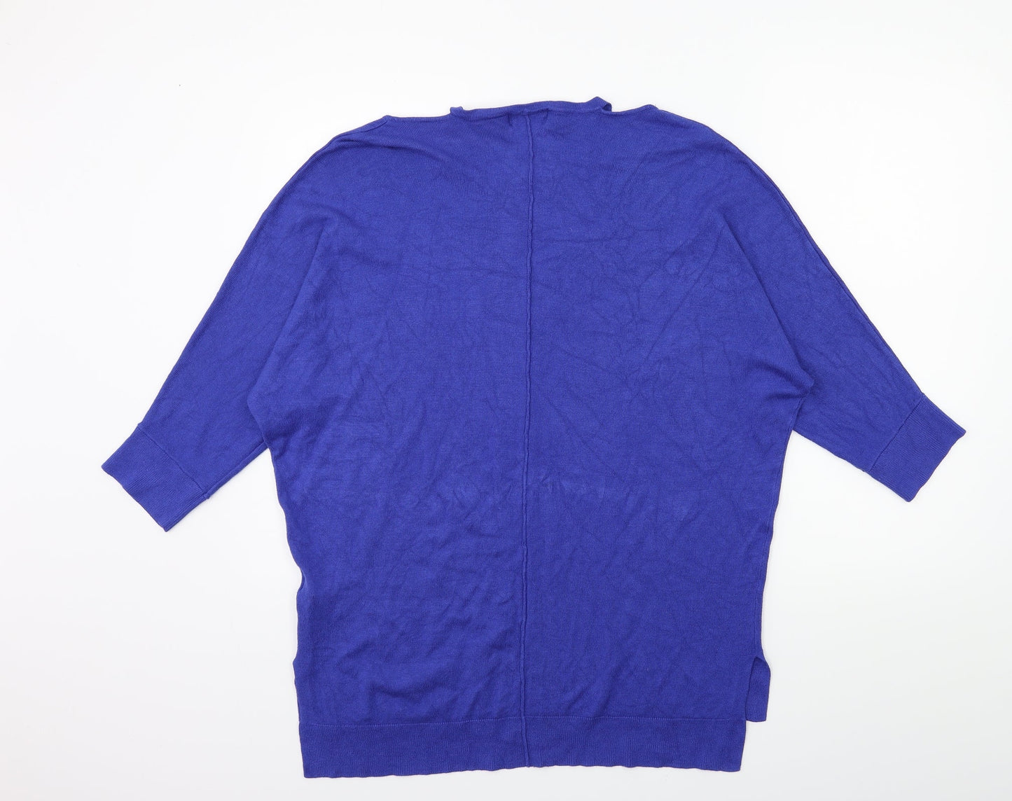 F&F Womens Blue  Knit Pullover Jumper Size 12