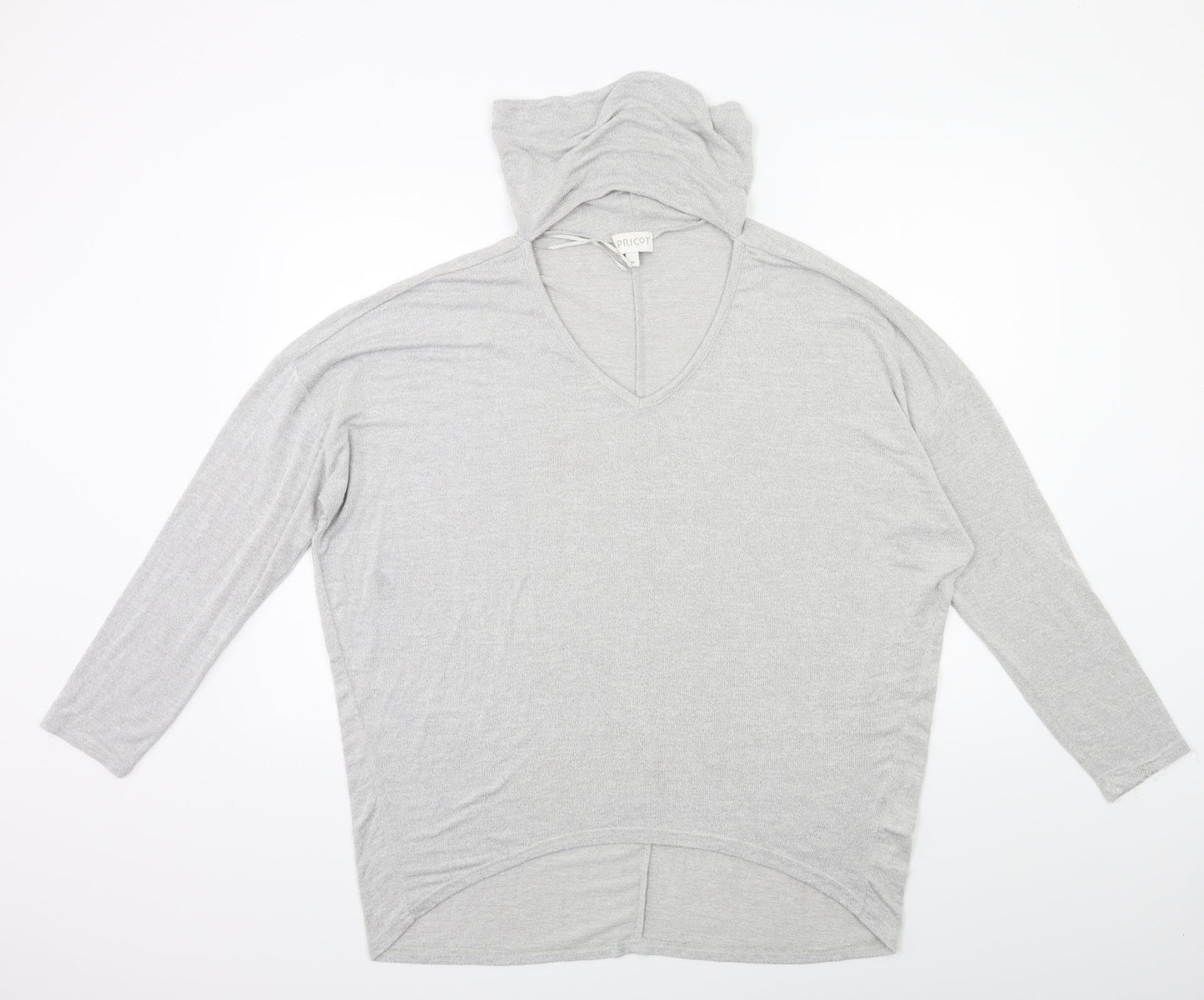 Apricot Womens Grey  Knit Pullover Jumper Size M