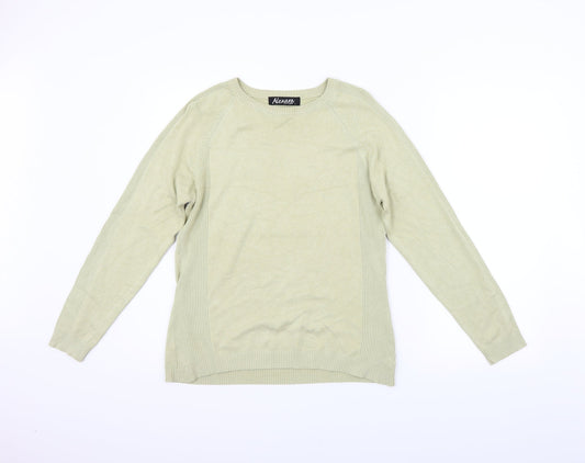 Alexandra Womens Beige   Pullover Jumper Size L
