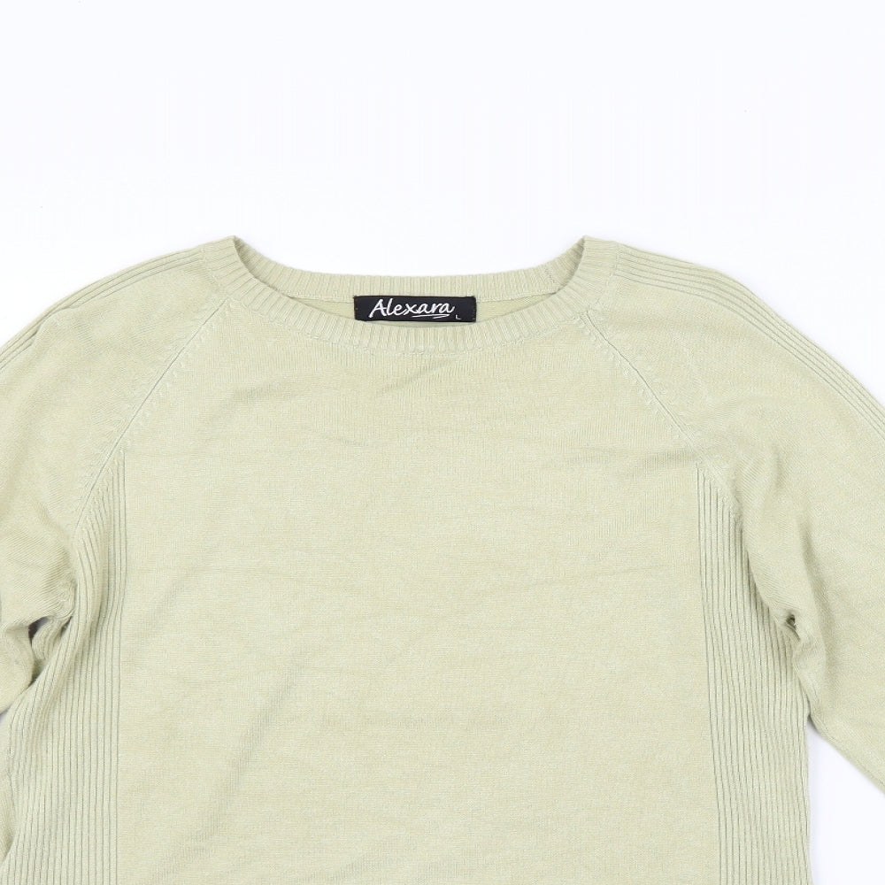 Alexandra Womens Beige   Pullover Jumper Size L