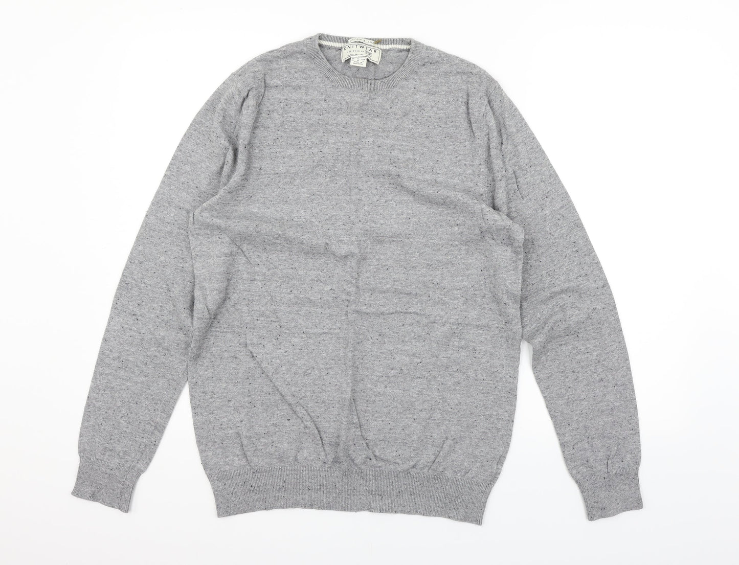F&F Womens Grey Houndstooth  Pullover Jumper Size M