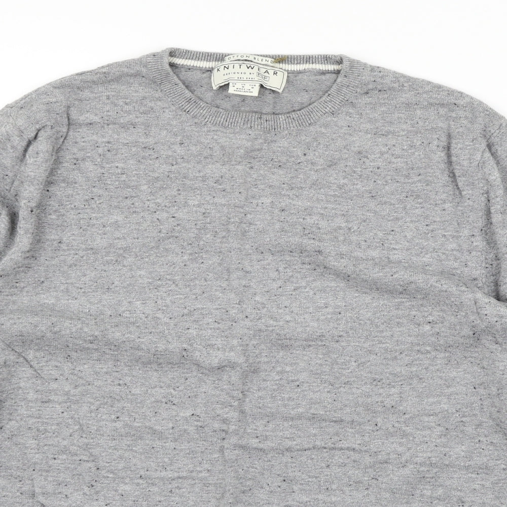 F&F Womens Grey Houndstooth  Pullover Jumper Size M