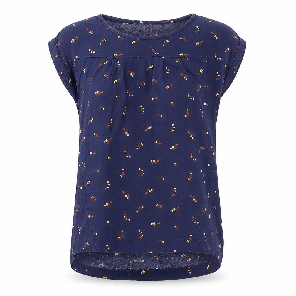 NEXT Womens Blue Floral  Basic Blouse Size 6
