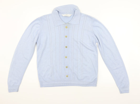 Marks and Spencer Womens Blue   Basic Polo Size 12