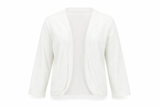 Front view of Roman women’s silver cardigan jumper, size UK 12