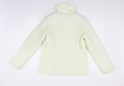 Bassini Womens Yellow   Jacket  Size S