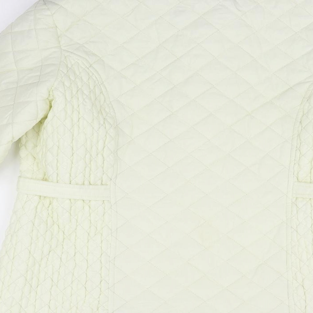 BASSINI Womens Yellow   Jacket  Size S