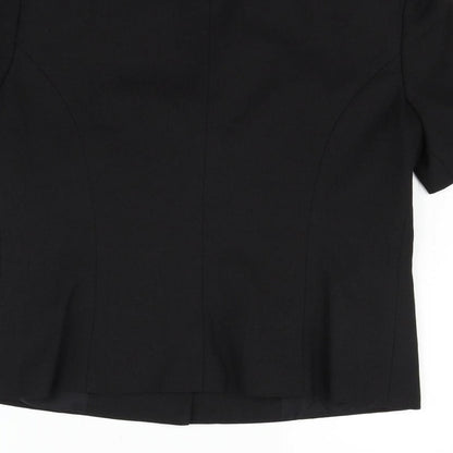 Brand and care label for Roman women’s black jacket blazer, size UK 10