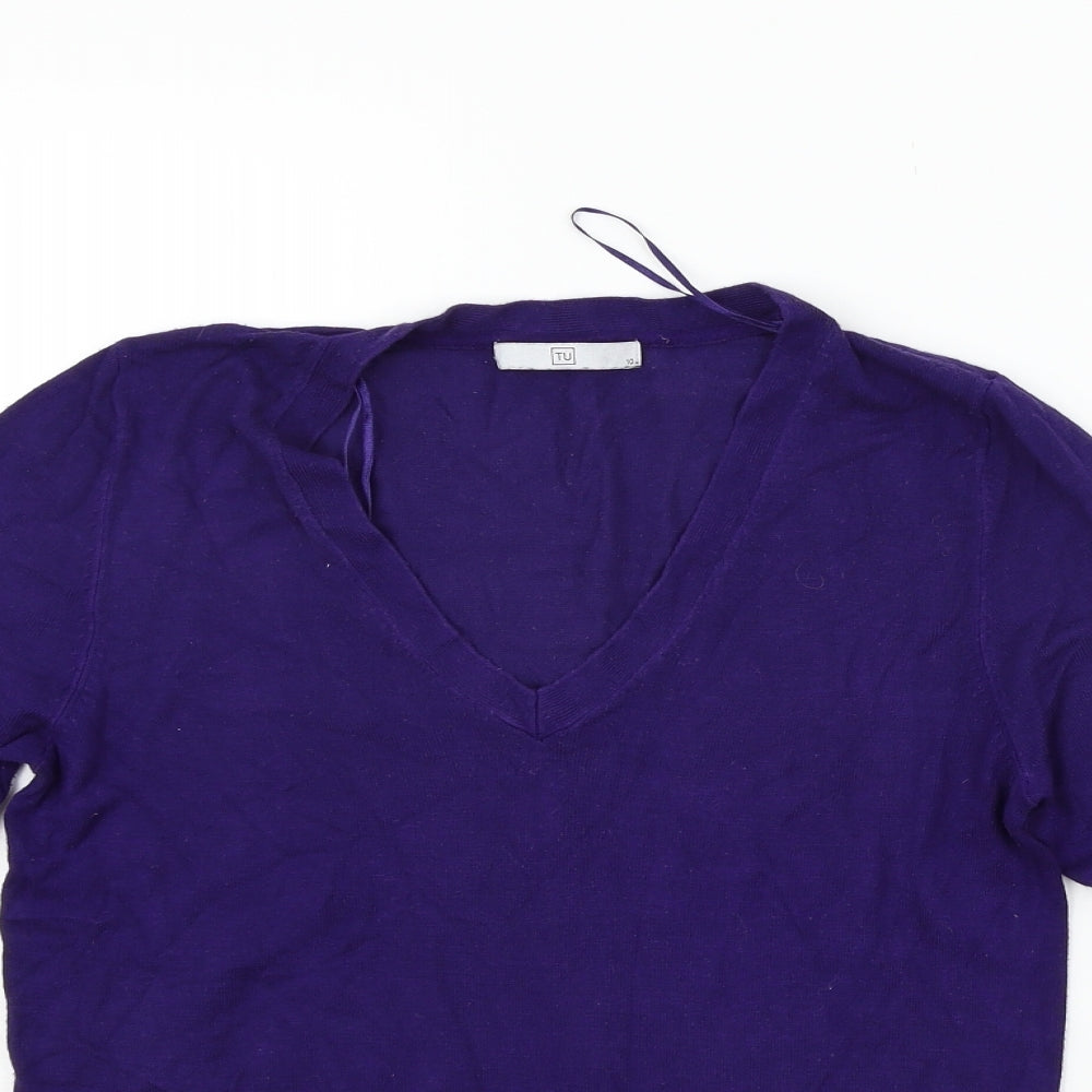TU Womens Purple   Pullover Jumper Size 10