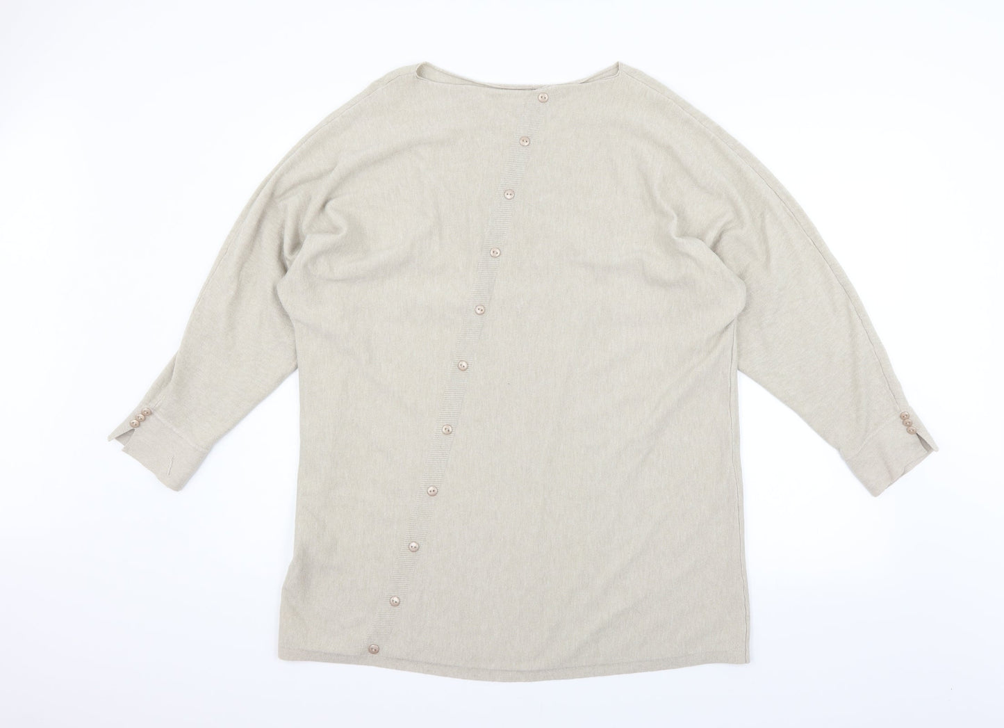Preworn Womens Beige   Pullover Jumper Size 2XL