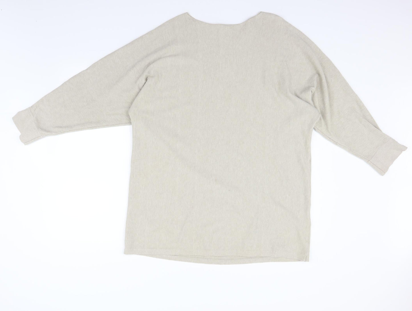 Preworn Womens Beige   Pullover Jumper Size 2XL