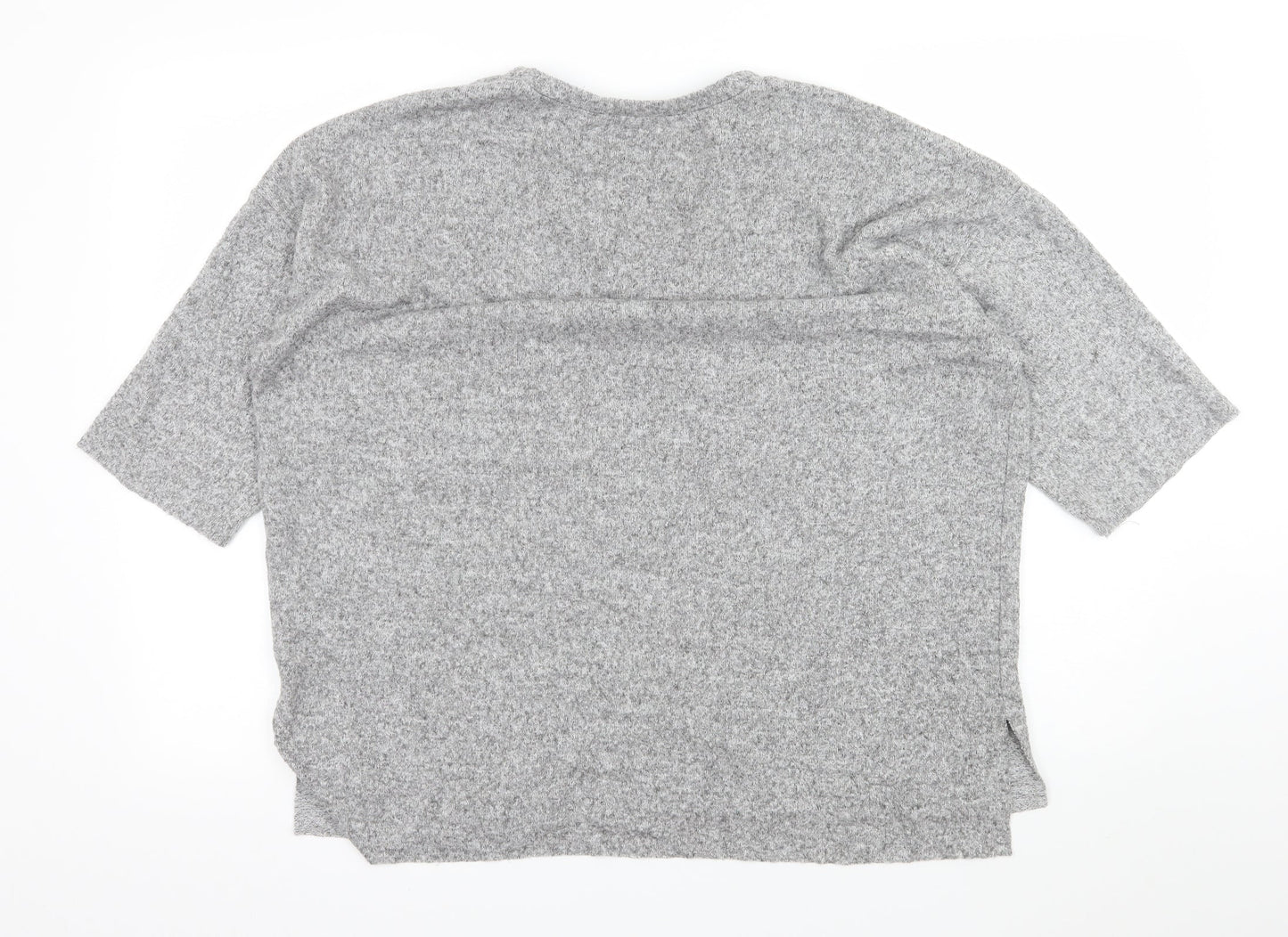 Zara Womens Grey  Knit Pullover Jumper Size M