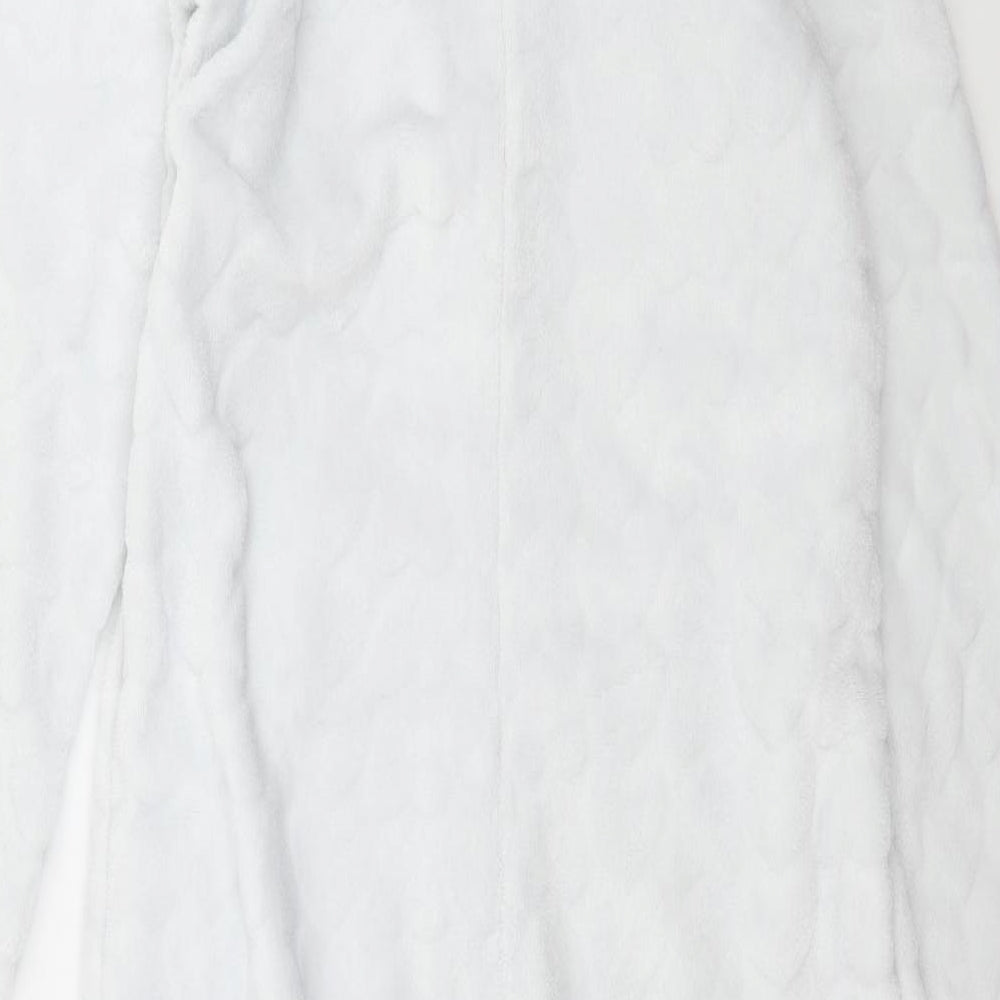 Etam Womens White Solid Microfibre Top One Piece Size S  - Unicorn