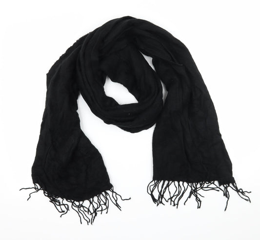 Preworn Womens Black  Knit  Scarf