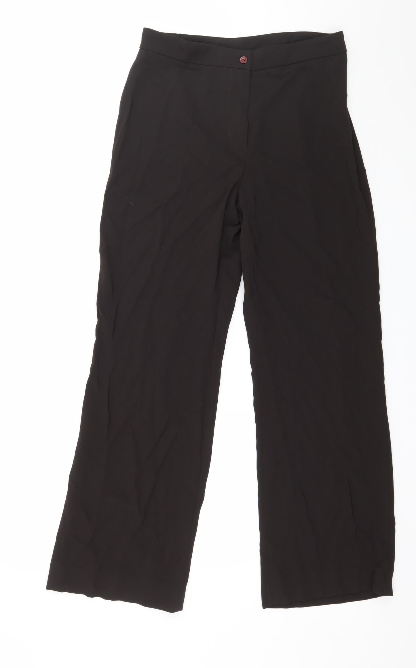 Preworn Womens Brown   Trousers  Size 12 L28 in