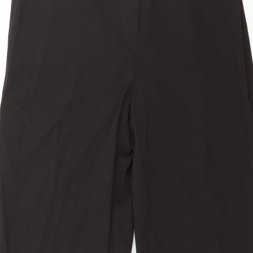 Preworn Womens Brown   Trousers  Size 12 L28 in