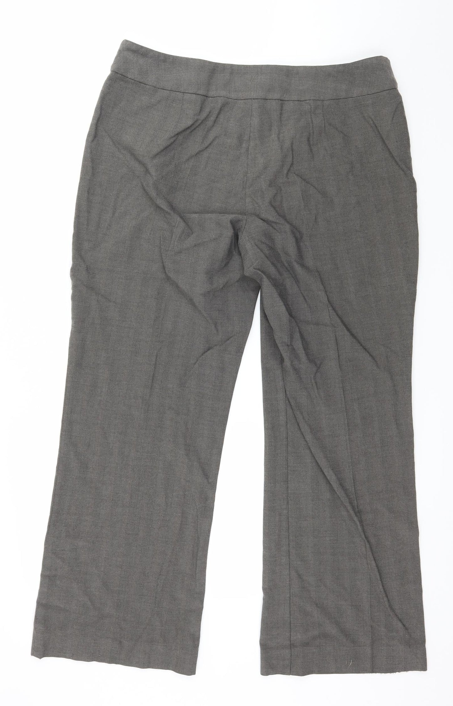 Marks and Spencer Womens Grey   Trousers  Size 16 L28 in