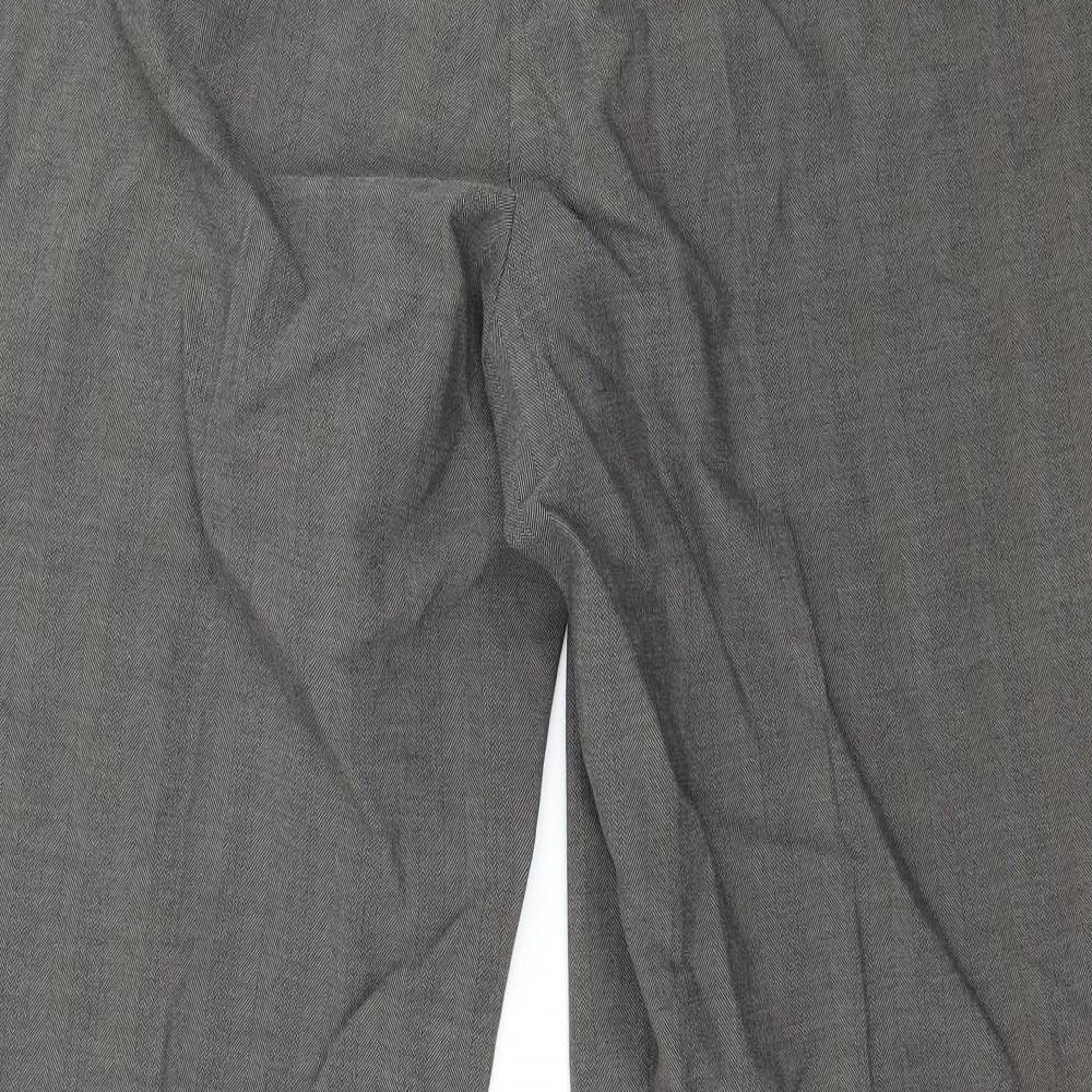 Marks and Spencer Womens Grey   Trousers  Size 16 L28 in