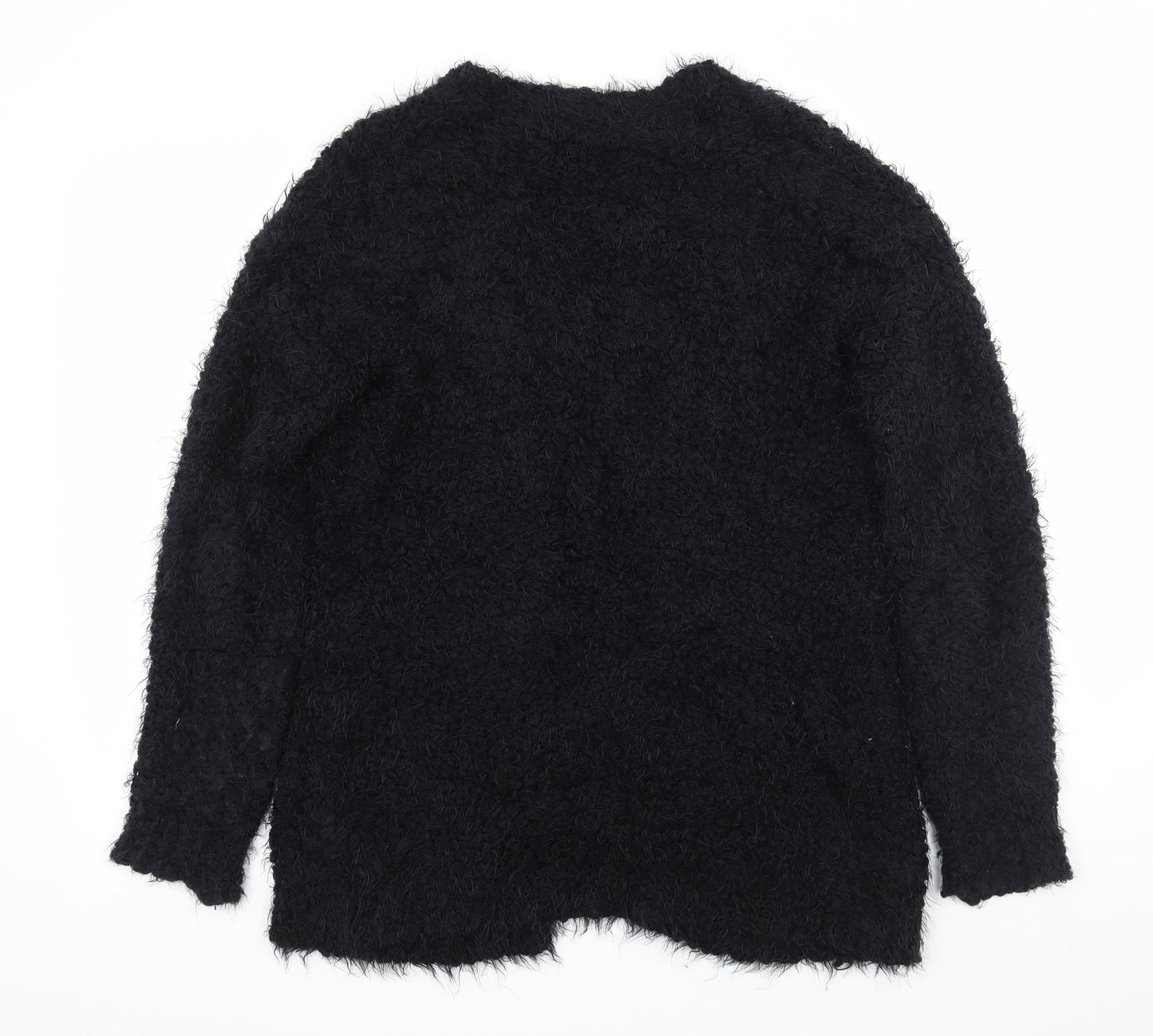 George Womens Black  Knit Cape Jumper Size 8