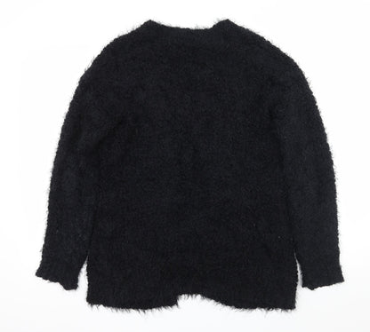 George Womens Black  Knit Cape Jumper Size 8