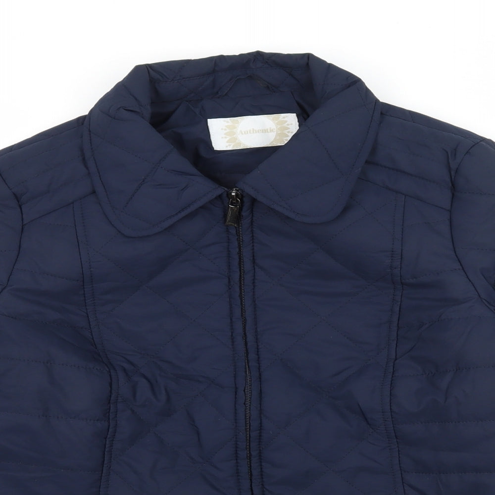 BHS Womens Blue   Puffer Jacket Jacket Size 12