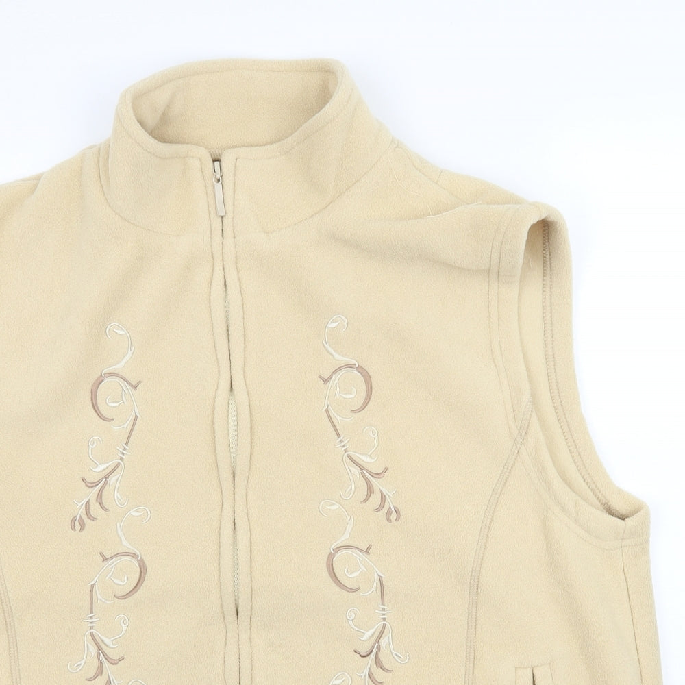 Pure & Natural Womens Ivory  Fleece Jacket  Size L