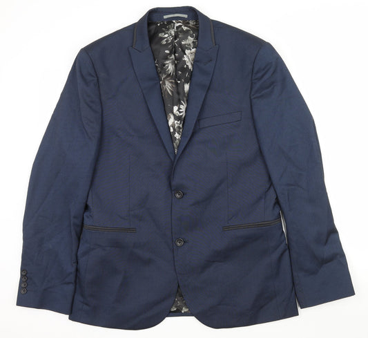 NEXT Mens Blue   Jacket Suit Jacket Size L