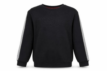 Tu Boys Black  Jersey Pullover Sweatshirt Size 8 Years  - Awesome
