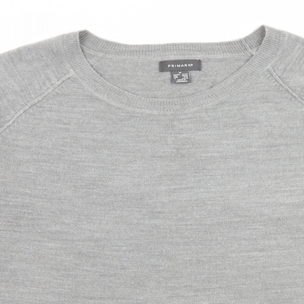 PPriamkr Womens Grey  Knit Pullover Jumper Size 12