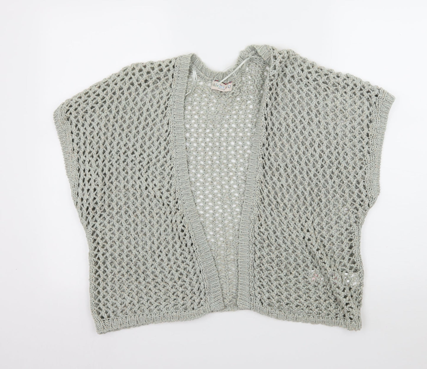 Peacocks Womens Green  Knit Cardigan Jumper Size 14