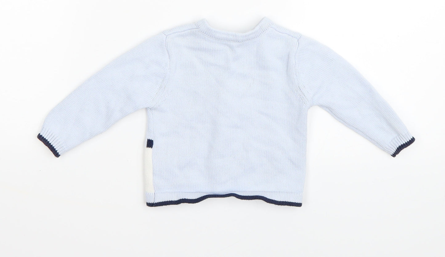 Nutmeg Baby Blue   Cardigan Jumper Size 3-6 Months