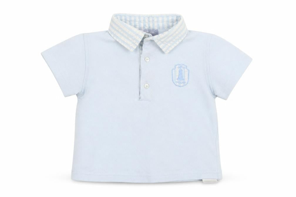 Tutto Piccolo Baby Blue   Basic Polo Size Newborn