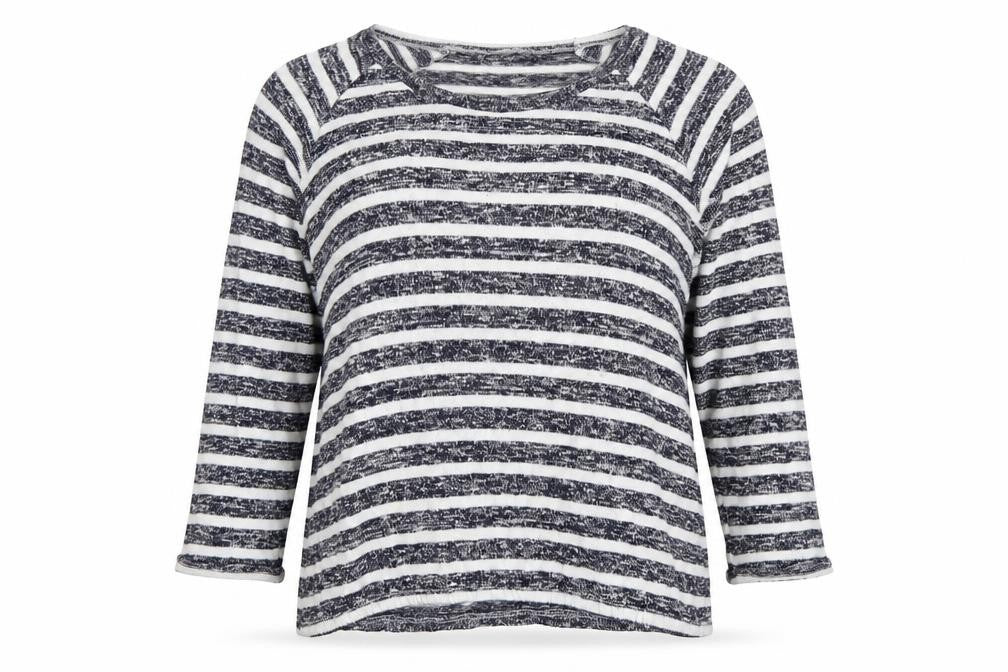 Dorothy Perkins Womens Blue Striped  Pullover Jumper Size 16