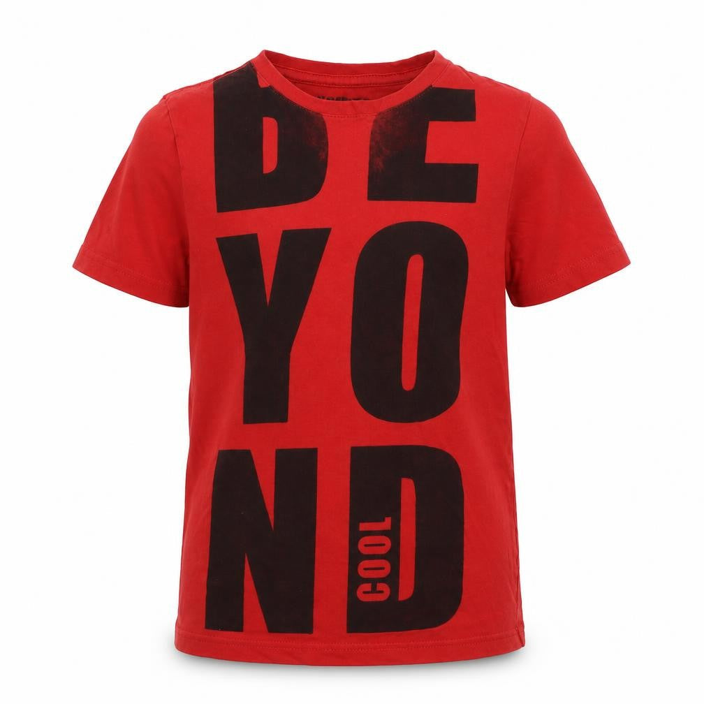 F&F Boys Red   Basic T-Shirt Size 7-8 Years