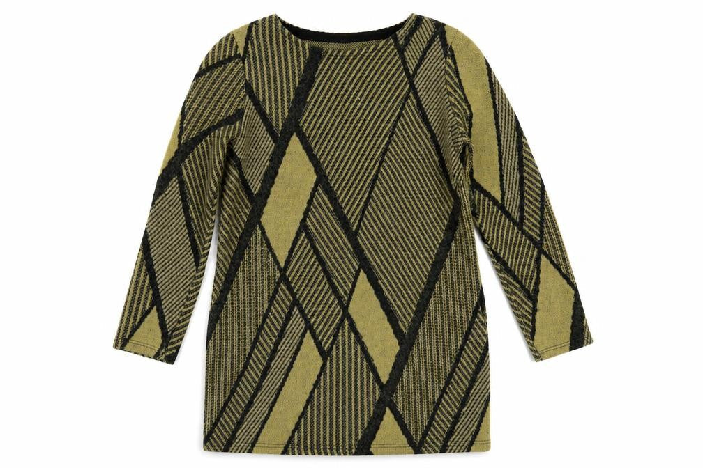 Preworn Womens Beige Geometric  A-Line  Size S
