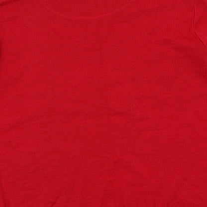 Preloved Select Womens Red   Pullover Jumper Size S  - christmas - Label