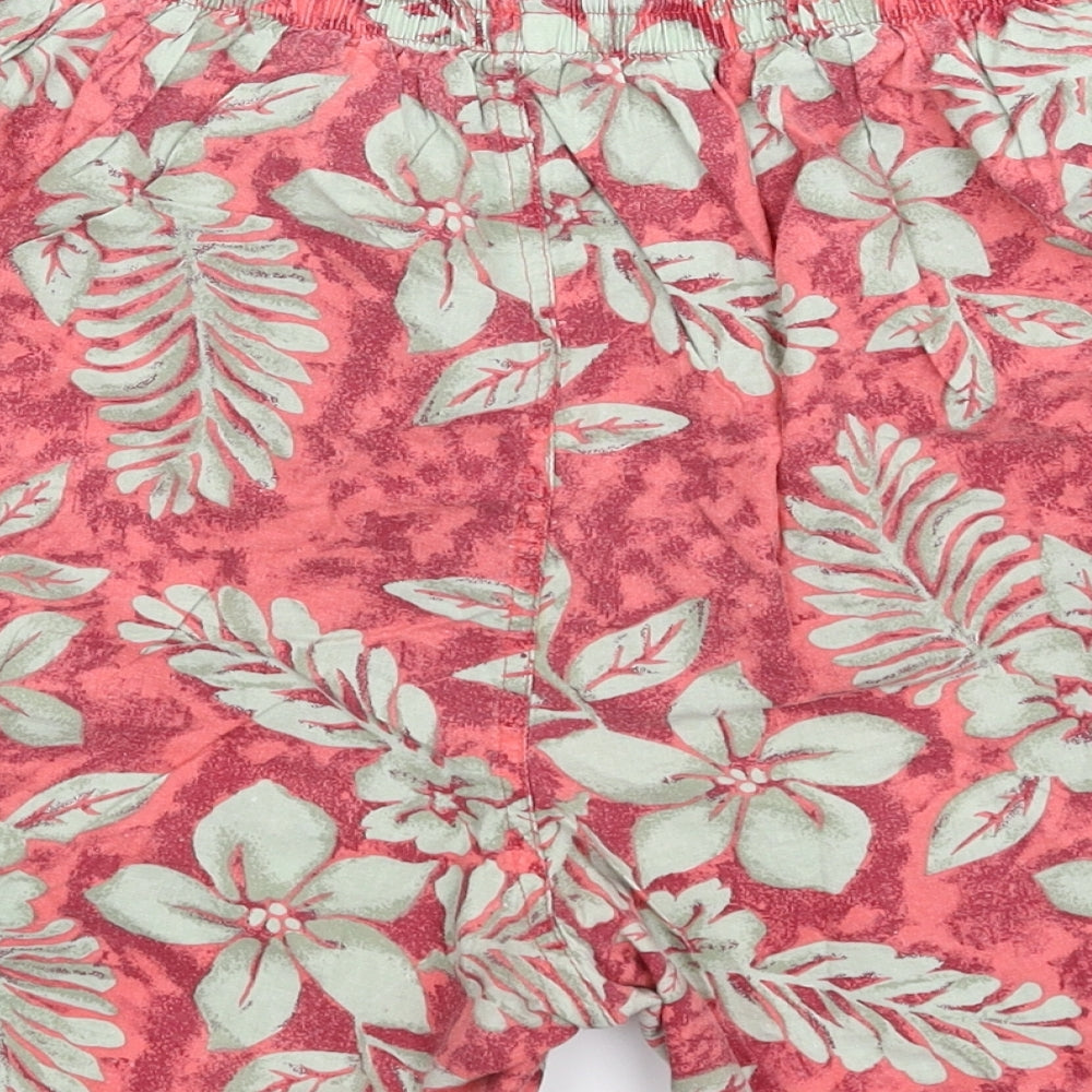 Pegasus Womens Multicoloured Floral  Bermuda Shorts Size L