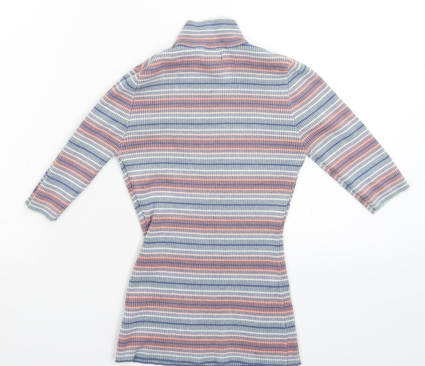 Apricot Womens Multicoloured Striped Knit Pullover Jumper Size 10