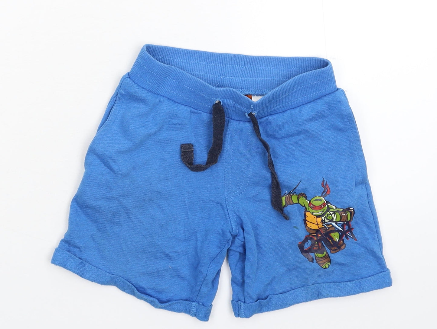 Nickelodeon Boys Blue   Sweat Shorts Size 5-6 Years - TMNT